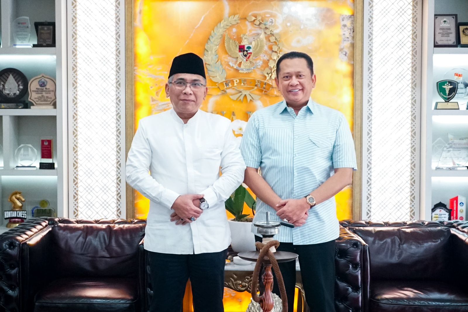 Bertemu Ketua Umum PBNU Gus Yahya, Ketua MPR RI Bamsoet Tegaskan Dukungan Bagi Kemerdekaan Palestina