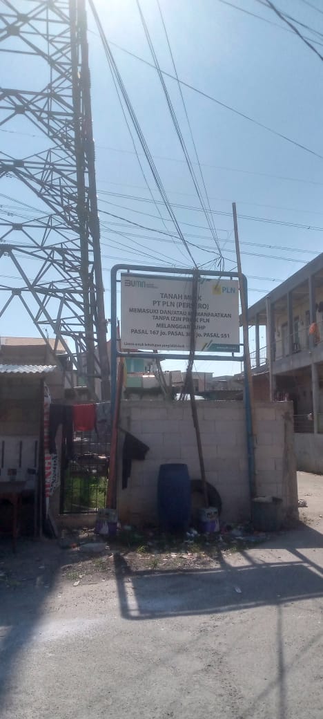 BEBERAPA PONDASI SUTT JALUR DURI KOSAMBI – MUARA KARANG ( TITIK 22 SAMPAI 27 ) TERANCAM DIBONGKAR