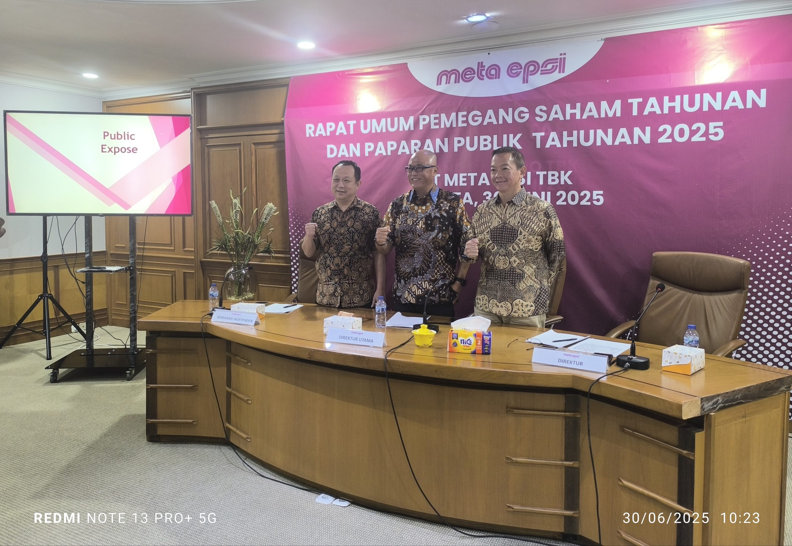 PT. META EPSI Tbk Public Expose Periode Tahun Buku 2024