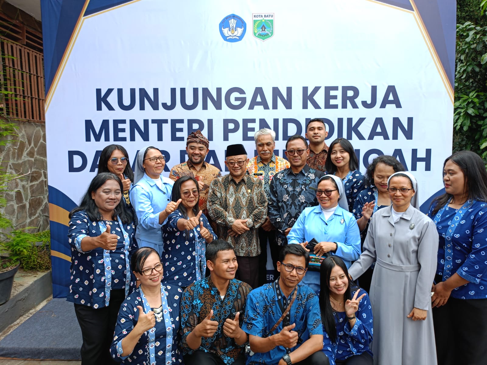 Kunjungan Kerja Mendikdasmen RI Di SDK Sang Timur Kota Batu