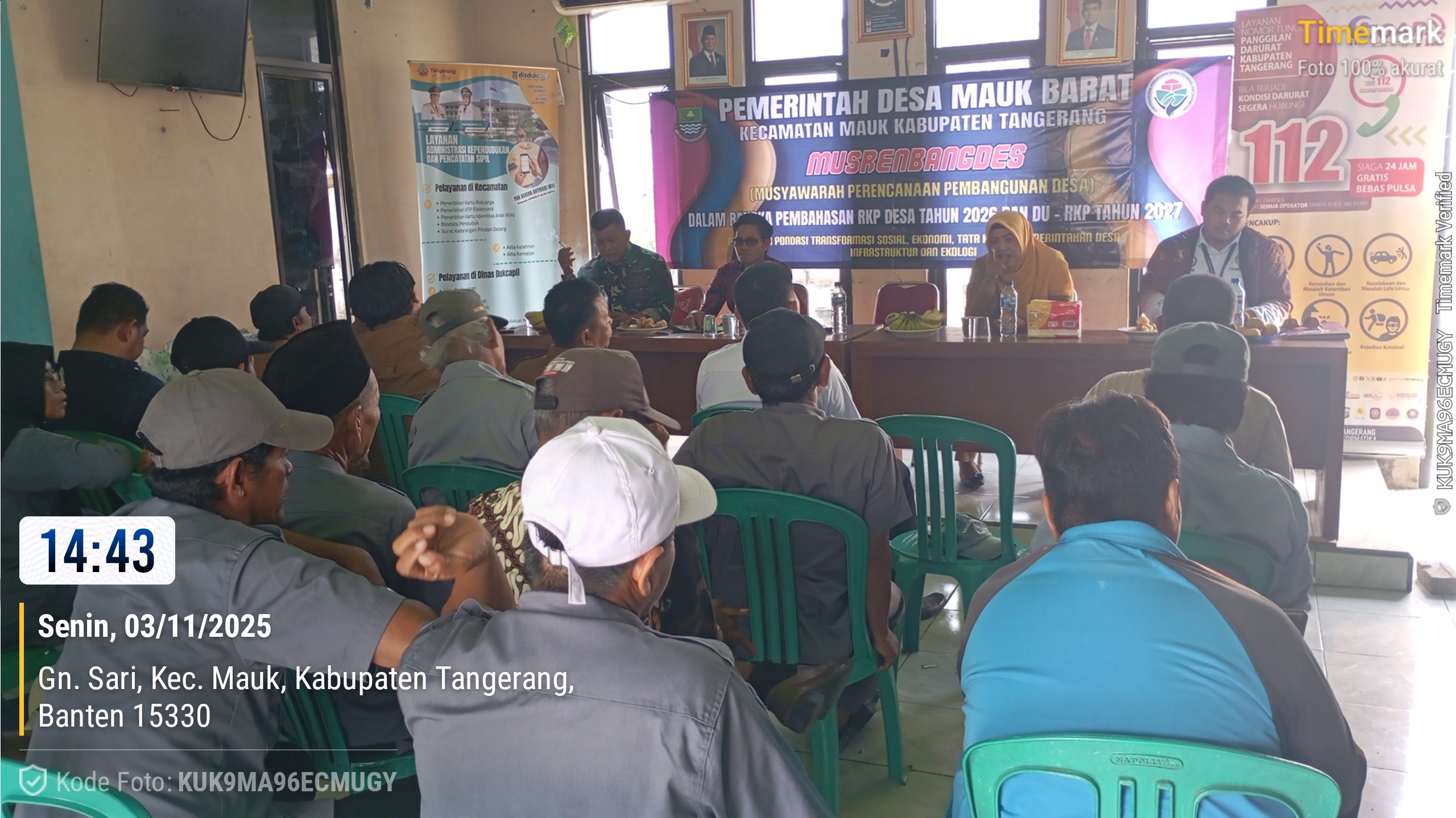 Musrembang Desa Mauk Barat Fokus dengan Pemberdayaan Masyarakat untuk Tingkatkan Ekonomi Warganya 
